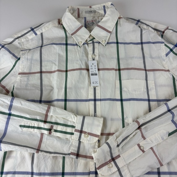 Other - J Crew Shirt Mens XL Slim‎ Cotton Button Down Secret Wash New With Tags